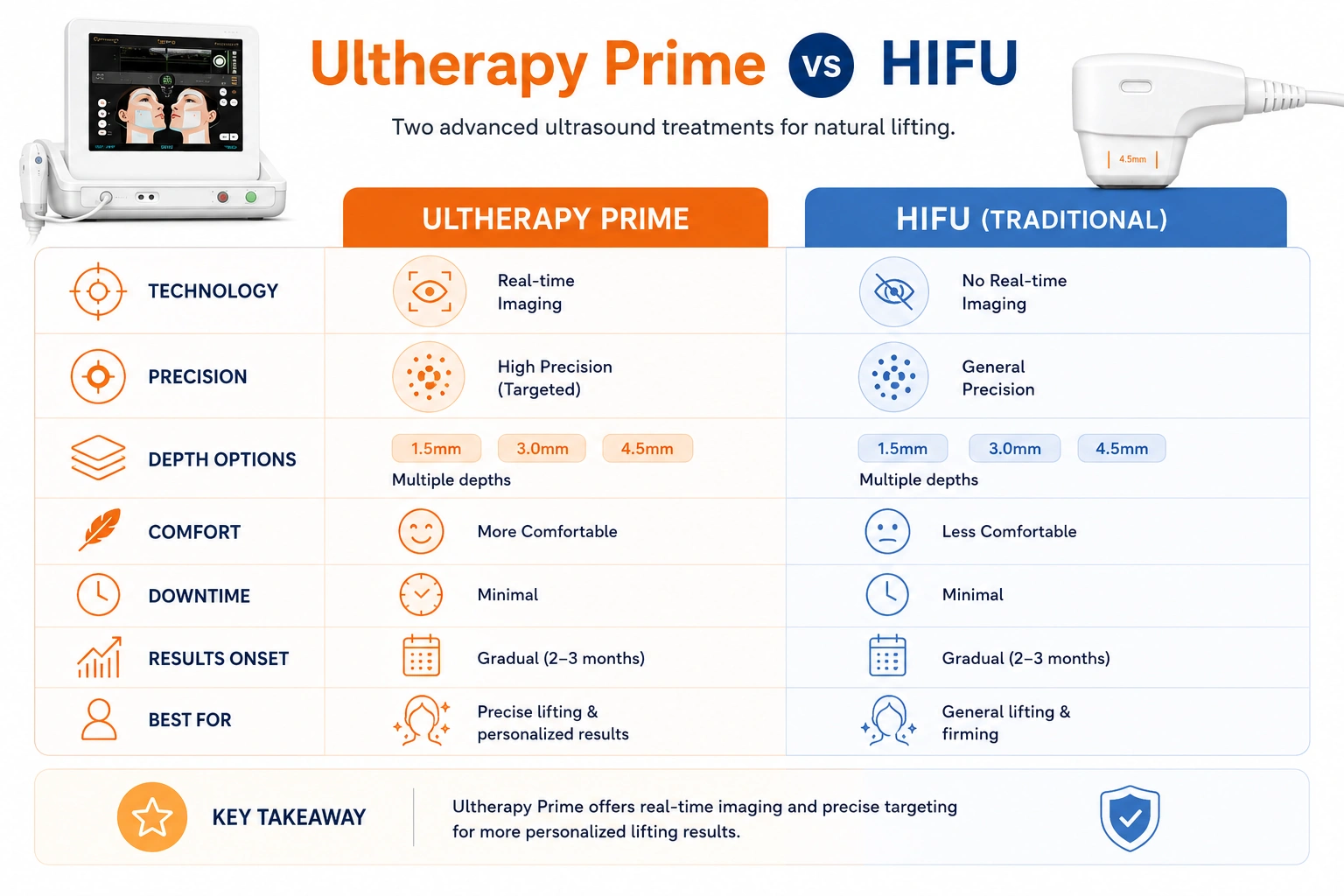 Ultherapy Prime vs HIFU