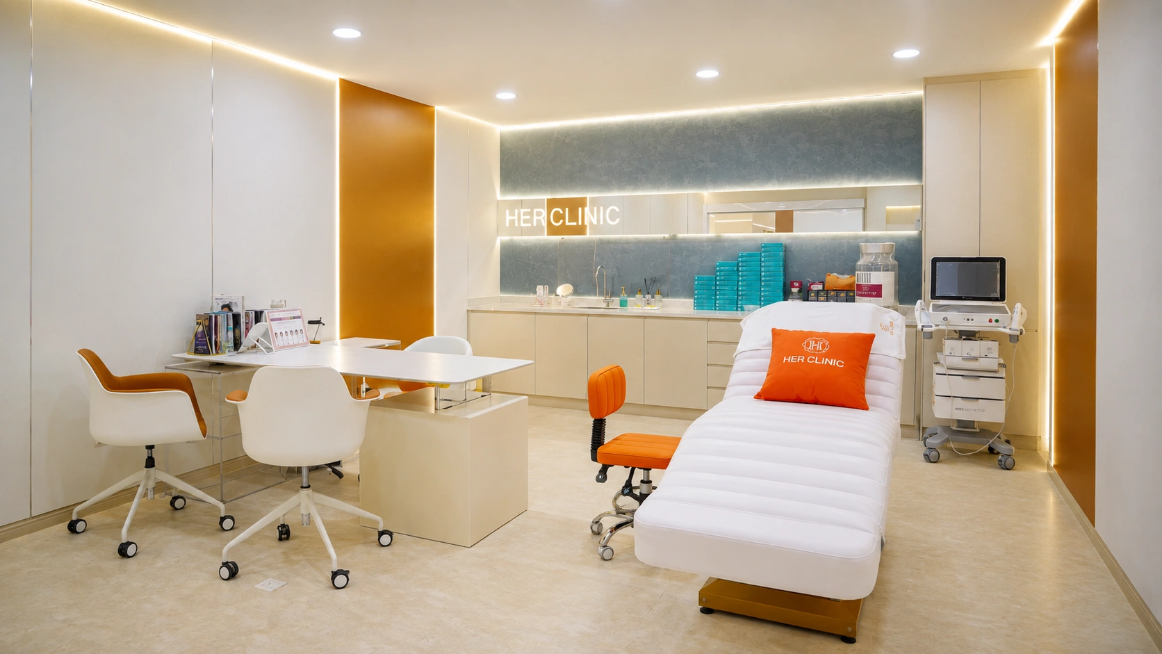Her Clinic Treatment Room Banner